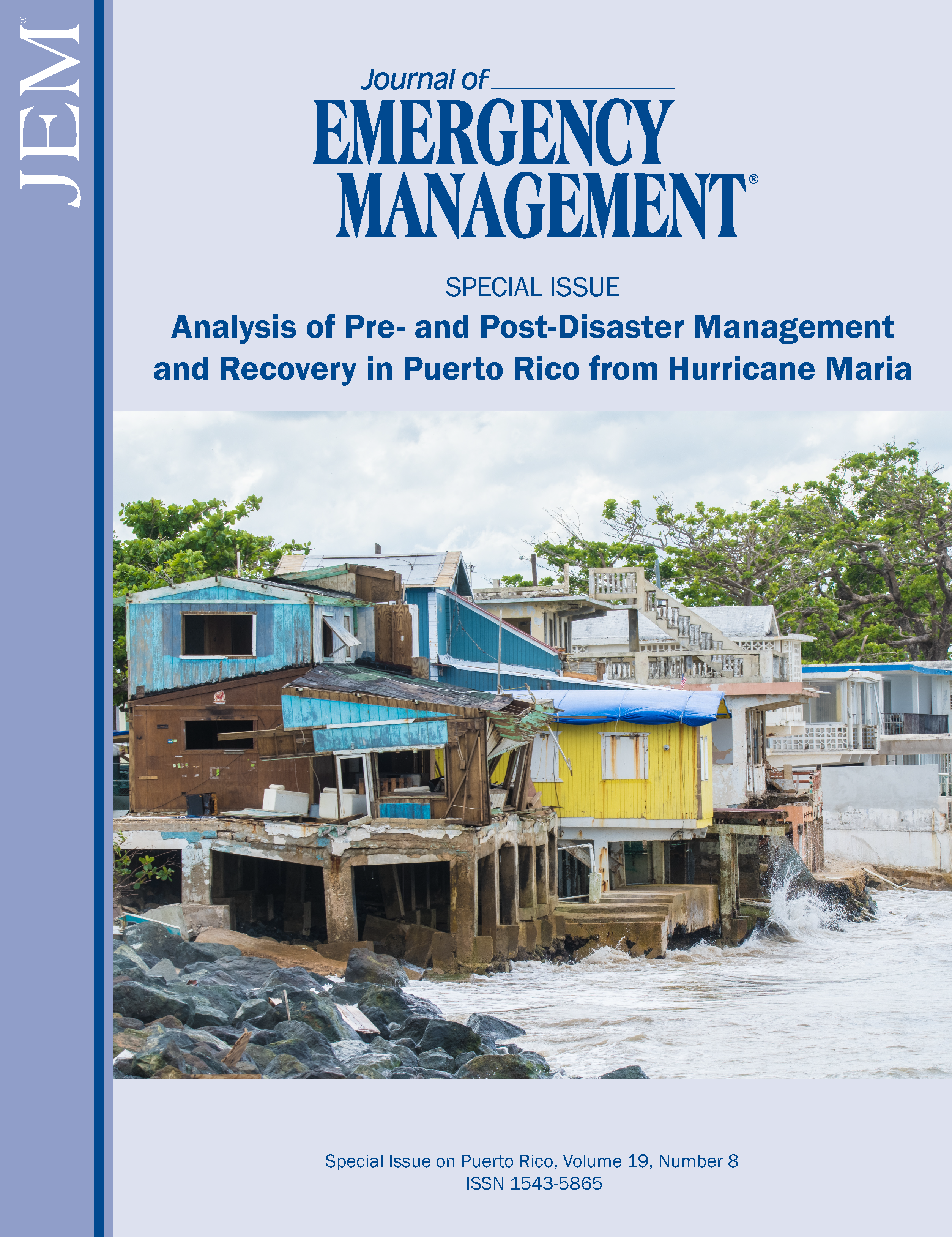 					View Vol. 19 No. 8 (2021): Special Issue: Analysis of Pre- and Post-Disaster Management and Recovery in Puerto Rico from  Hurricane Maria
				