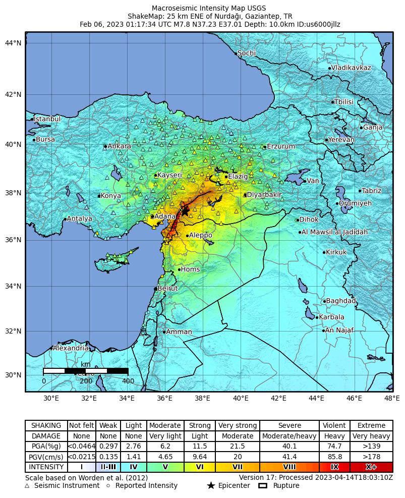 case study of turkey syria earthquake
